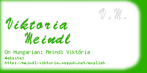 viktoria meindl business card